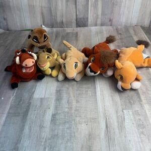Disney Lion King Simbas Pride Lot of 6 Mini Plush Bean Bag